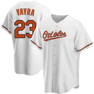 Youth Baltimore Orioles Terrin Vavra Replica Orange Alternate Cooperstown  Collection Jersey