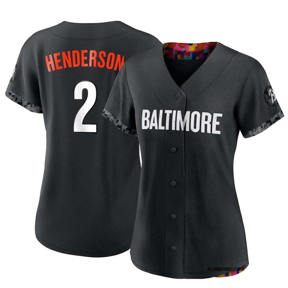 Womens black 2024 orioles jersey